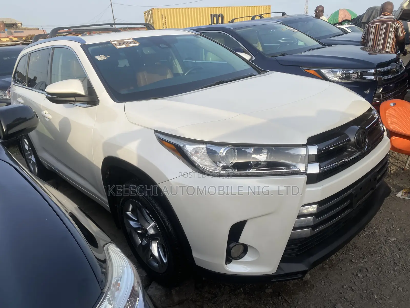 Toyota Highlander Limited 4x2 V6 (3.5L 6cyl 8A) 2018 White