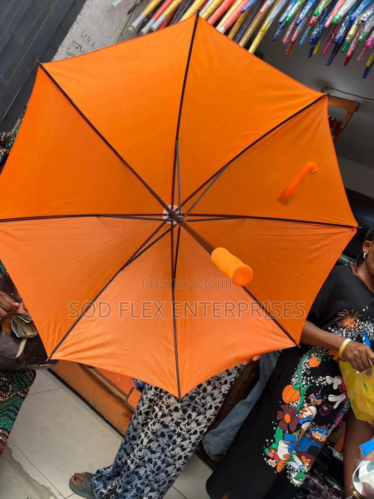 Medium Orange Portable Umbrella