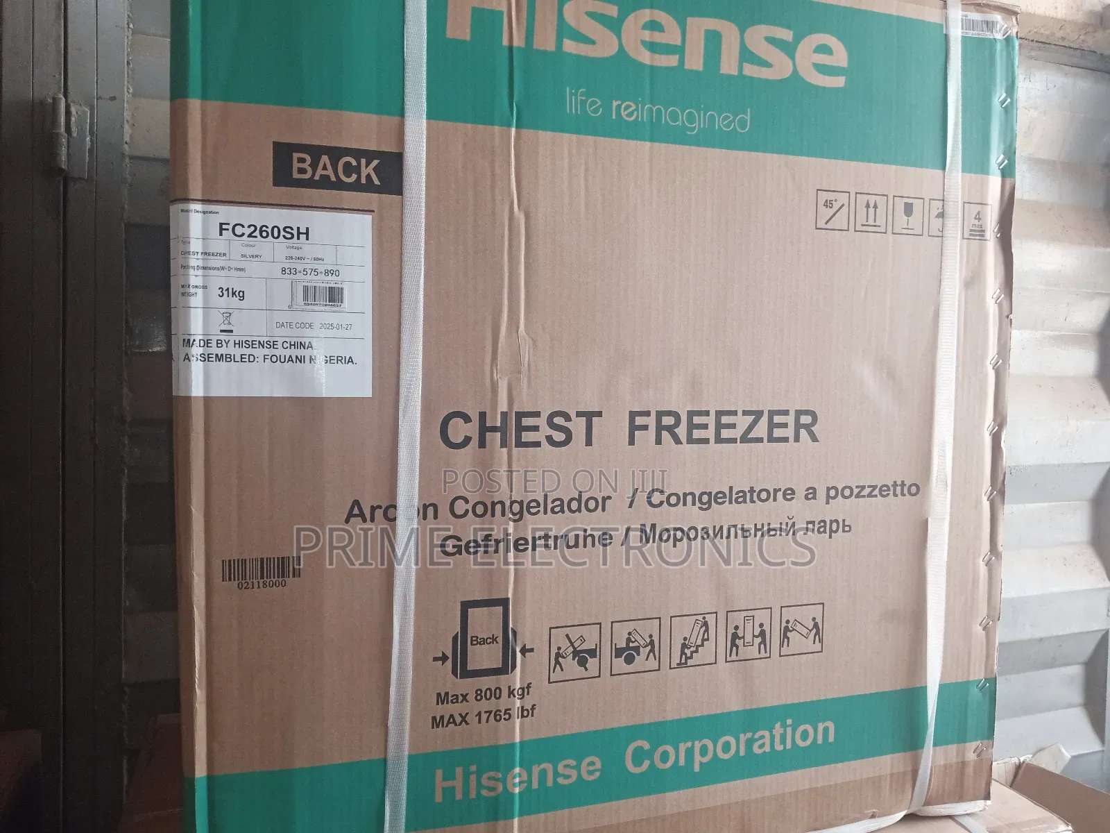Hisense Chest Freezer 200 Liters