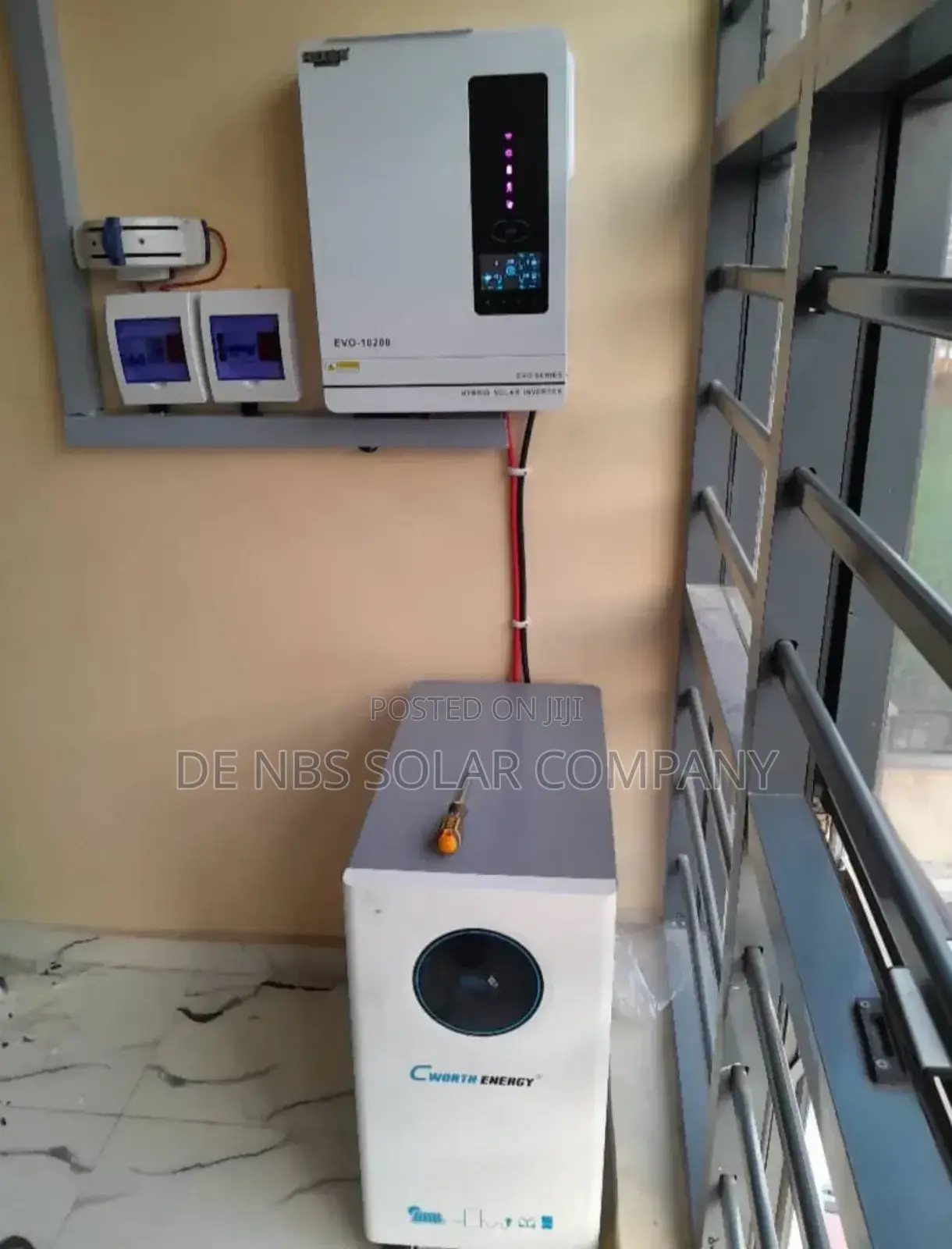 Complete Setup 15kwh Cworth With 10kva 48v Hybrid Inverter