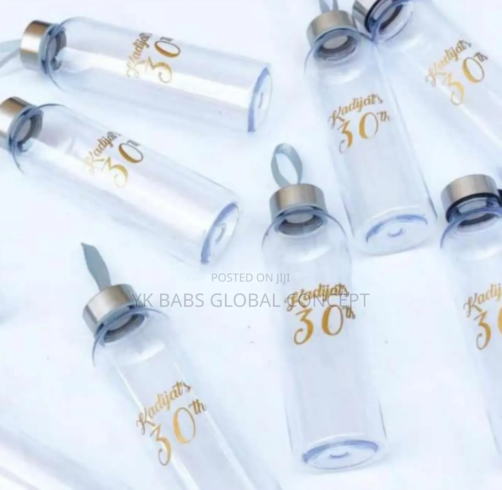 50 Pic's Transparent Candy Bottle With Aluminium Cover