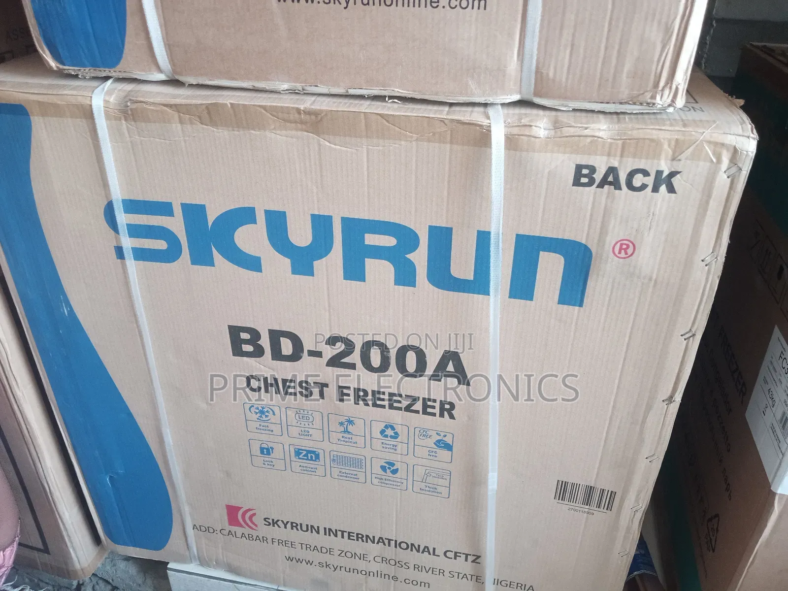 Skyrun Chest Freezer 200 Liters