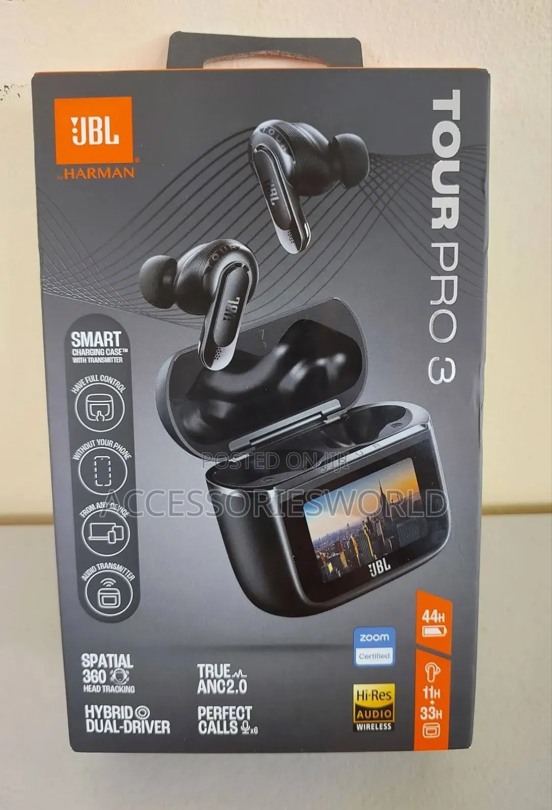 JBL Tour Pro 3 True Wireless Noise Cancelling Earbuds