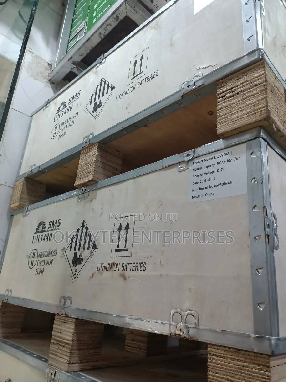 Sms 10kwh 48volts Lithium Ion Battery 5years Warranty