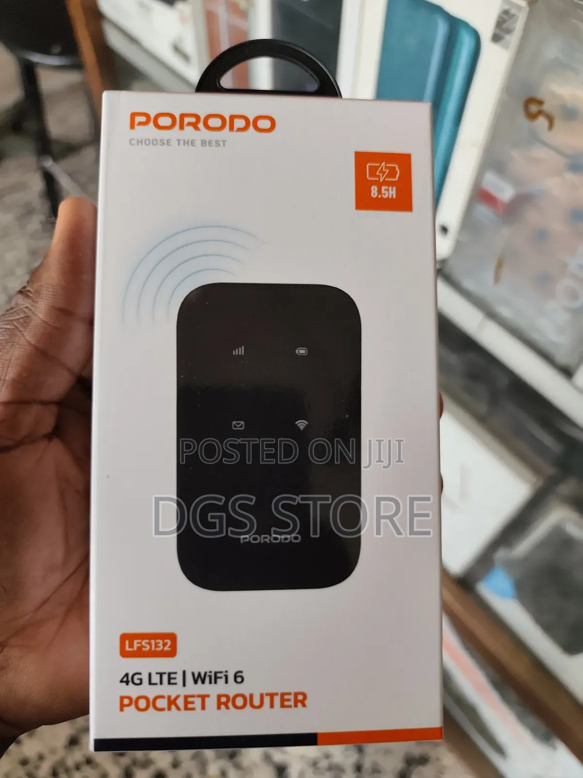 Porodo Lfs132 4g Lte/Wifi 6 Pocket Router