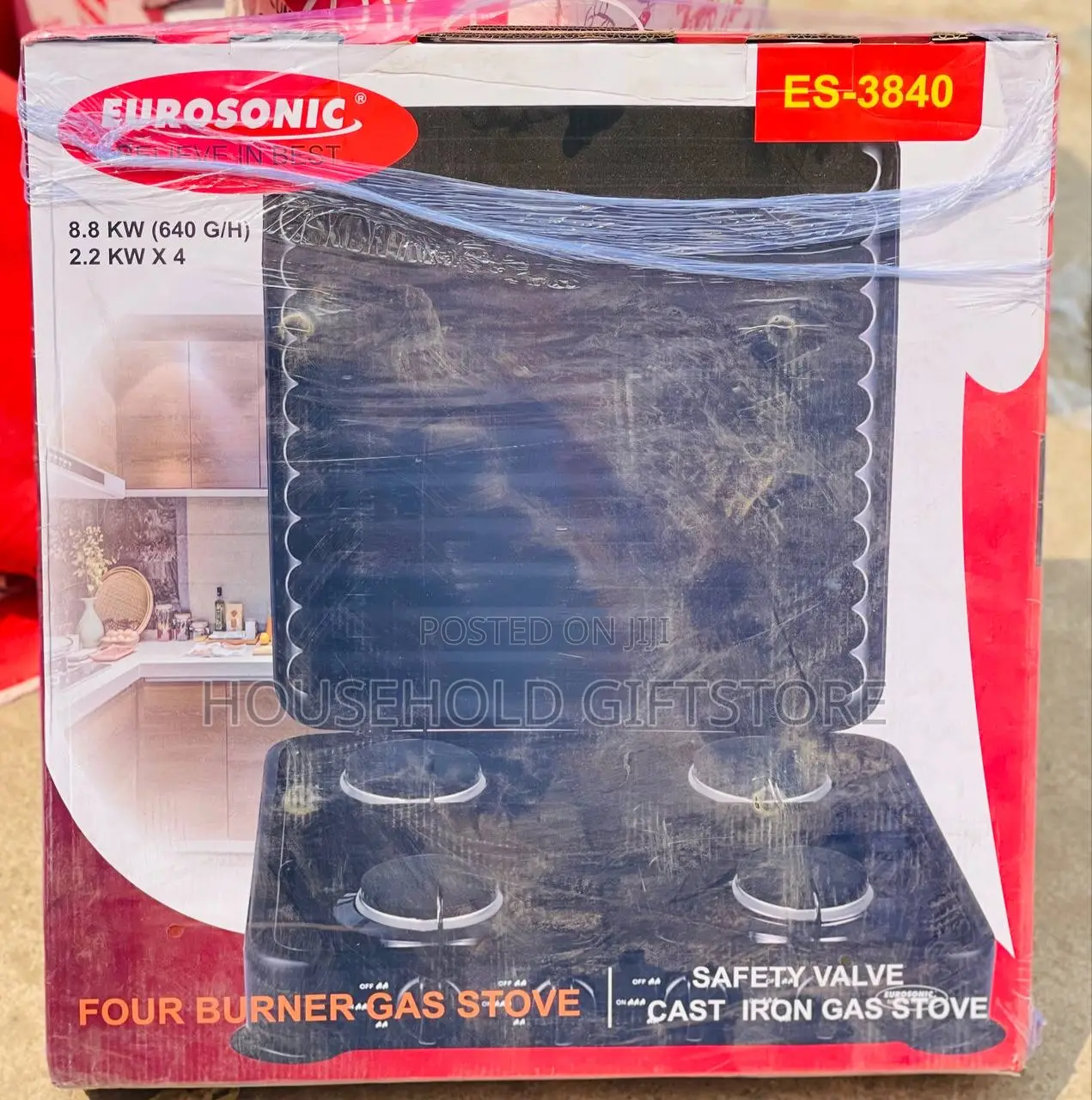 4 Burner Eurosonic Gas Cooker