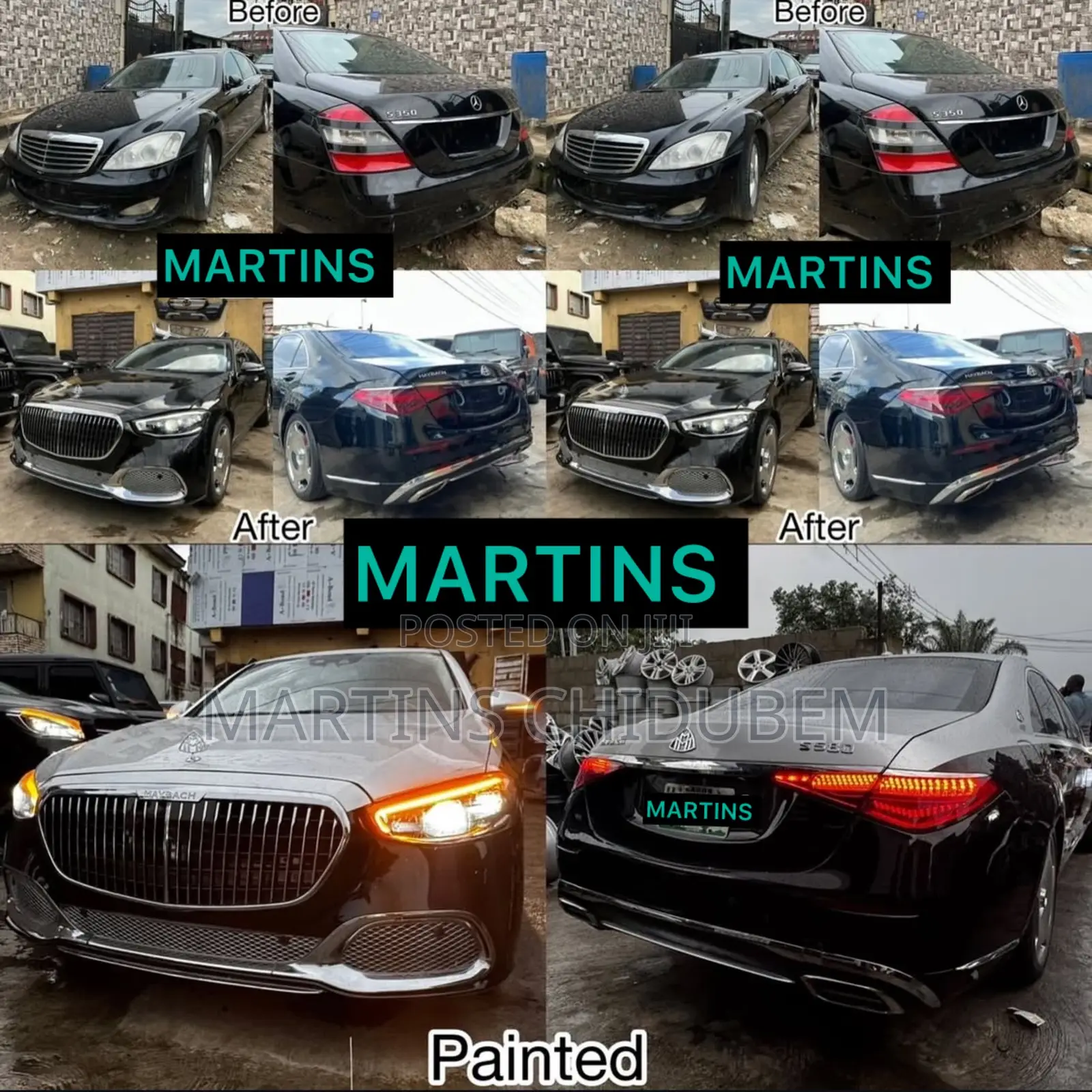 S-Class 2007 Upgrade in and Out to Maybach 2024