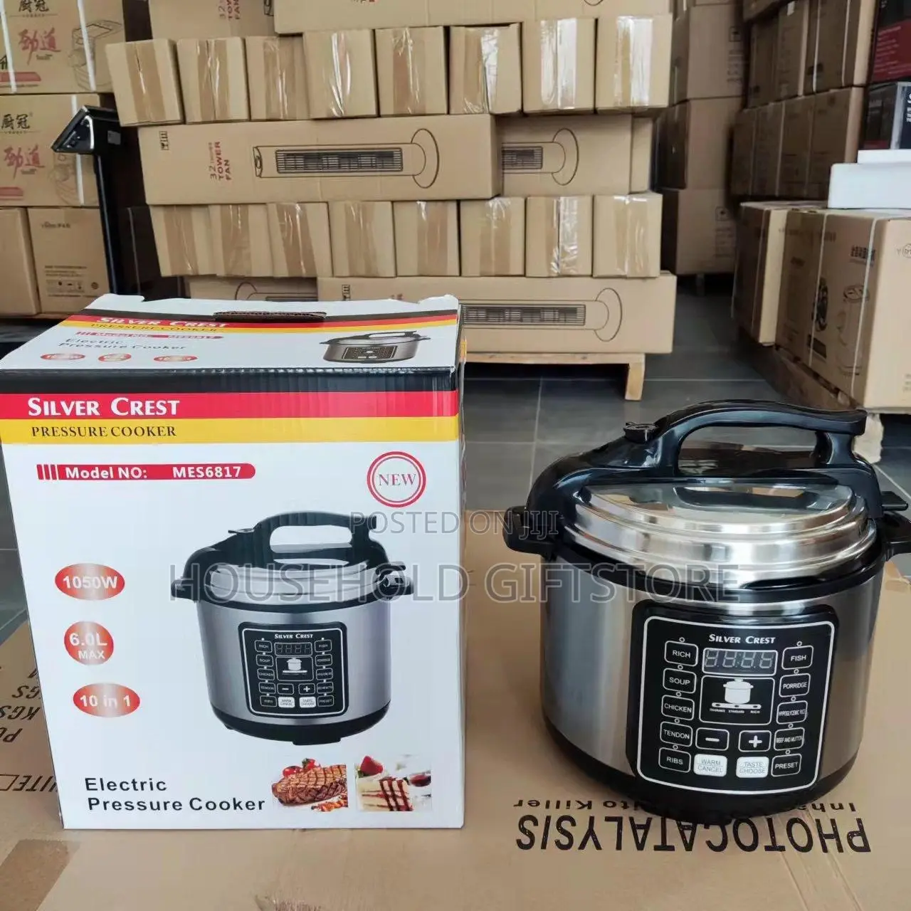 6 Litres Electric Silvercrest Pressure Cooker