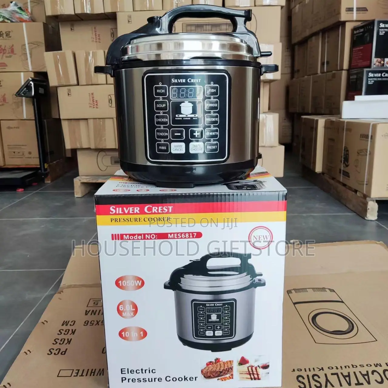 6 Litres Electric Silvercrest Pressure Cooker