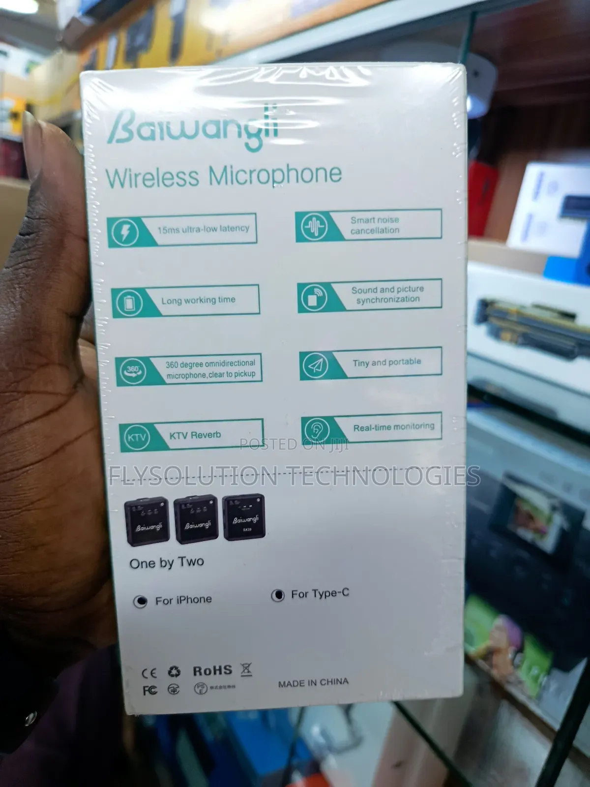 Baiwangli Sx39 2.4g Wireless Microphone for Ios and Android