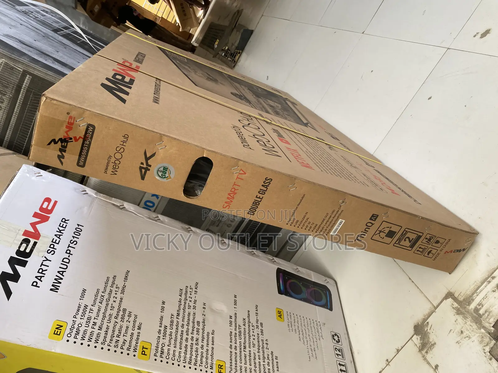 65”Webos Double Screen Smart Tv