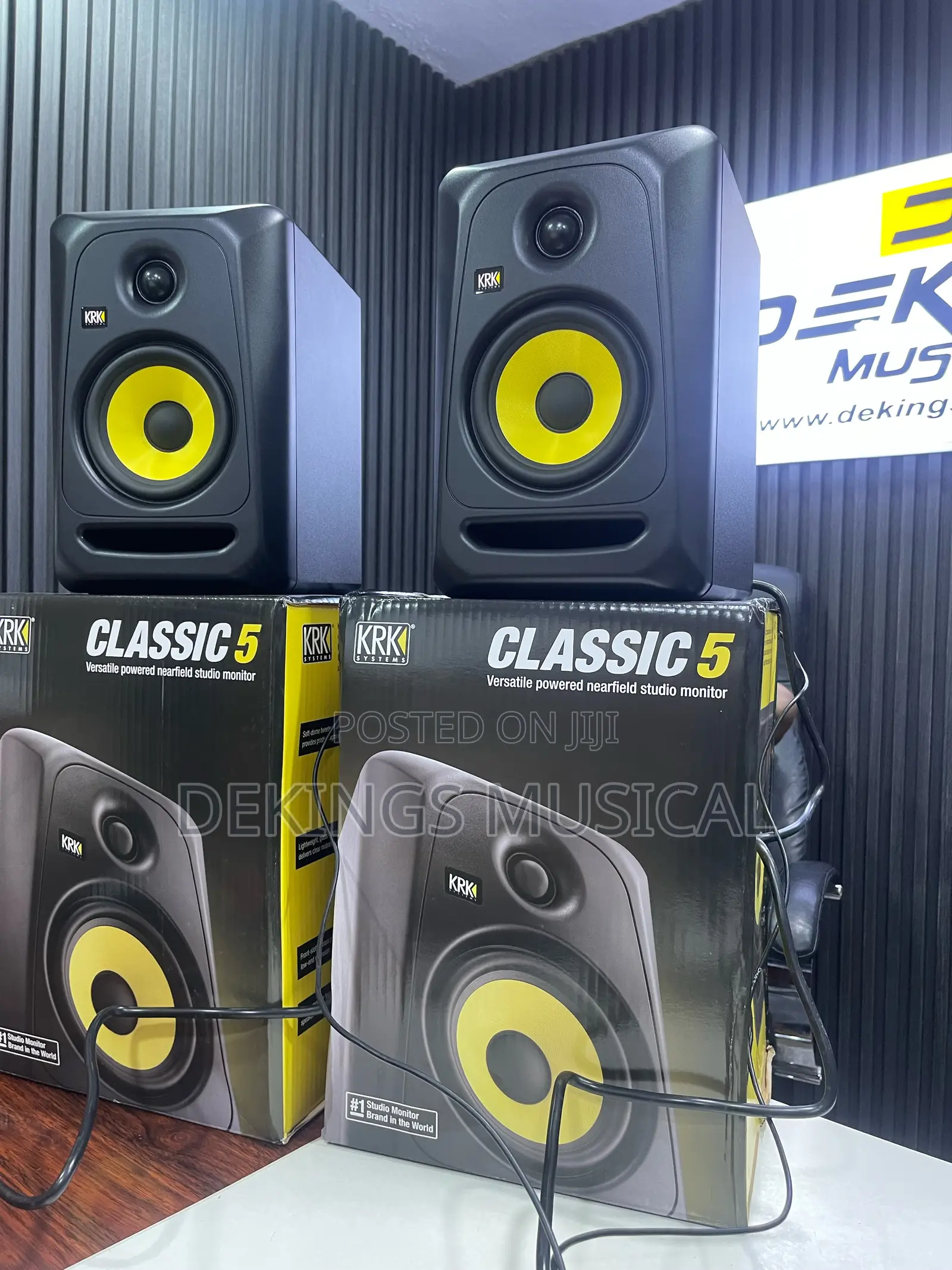 KRK Classic 5 Powered Studio Monitor Speaker Rokit 5 G3