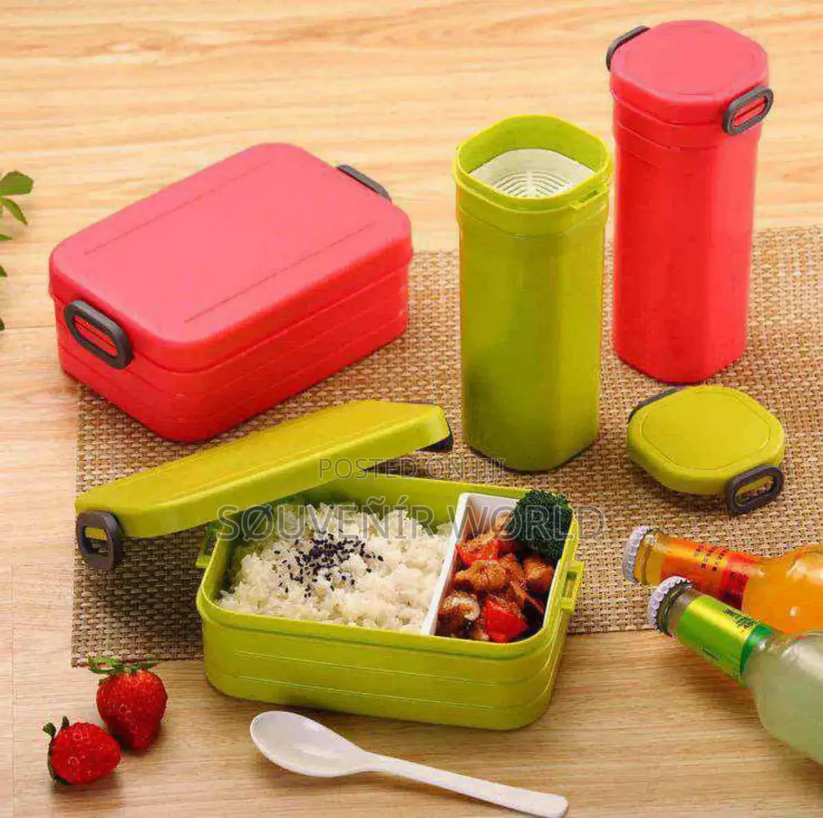 Lunch Box With Water Bottle