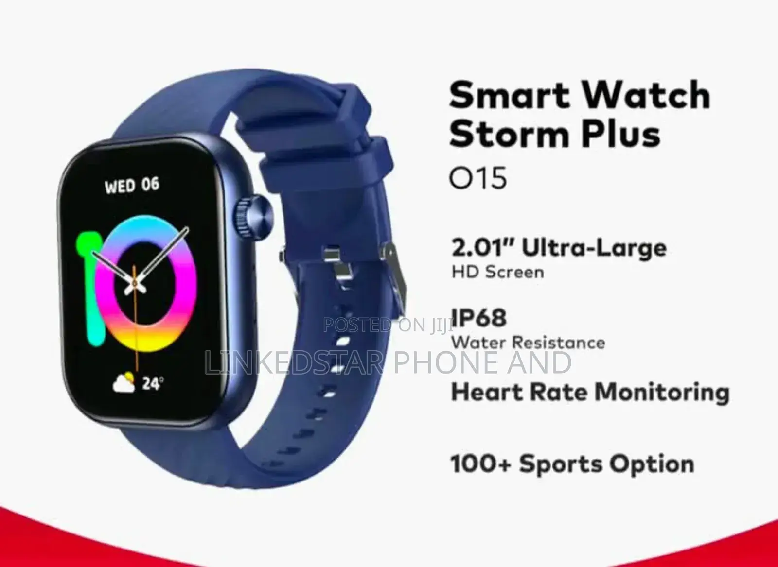Itel 2.01" Hd Water Proof Isw-015 Storm Plus Smart Watch