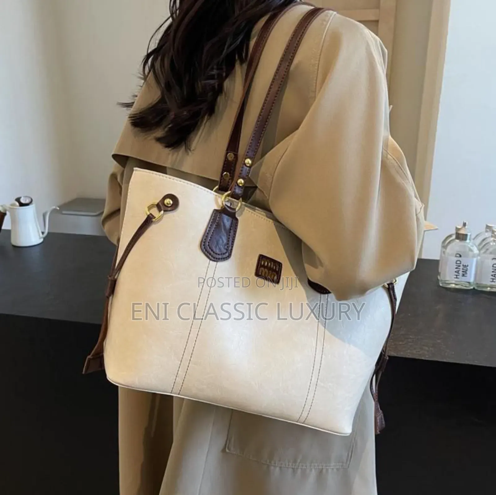 Original Luxury Leather Handbags Miu Miu Well Branded