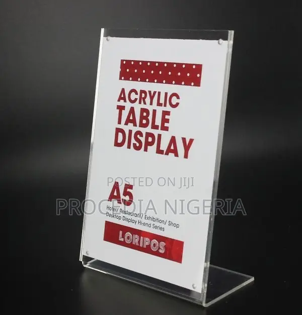 Plexi-Glass Multipurpose - Insert Card or Paper
