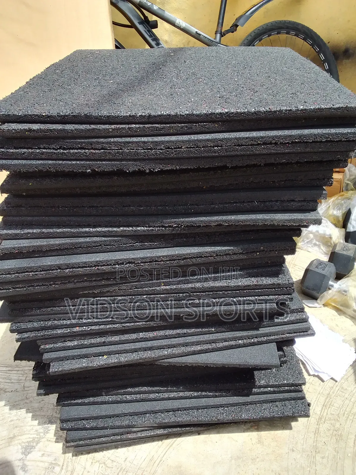 Thick High Density Rubber Gym Floor Mat