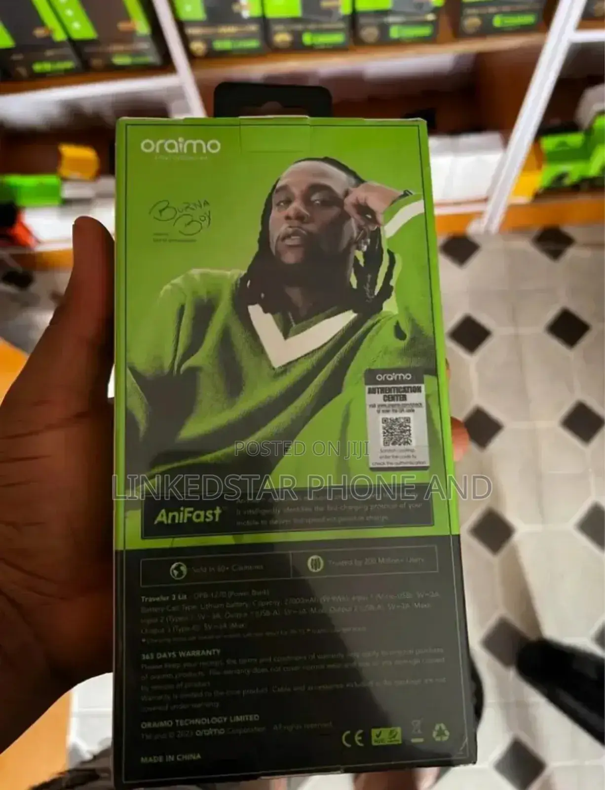 New Oraimo 27000mah Power Bank With Fast 22.5w Speed Charge