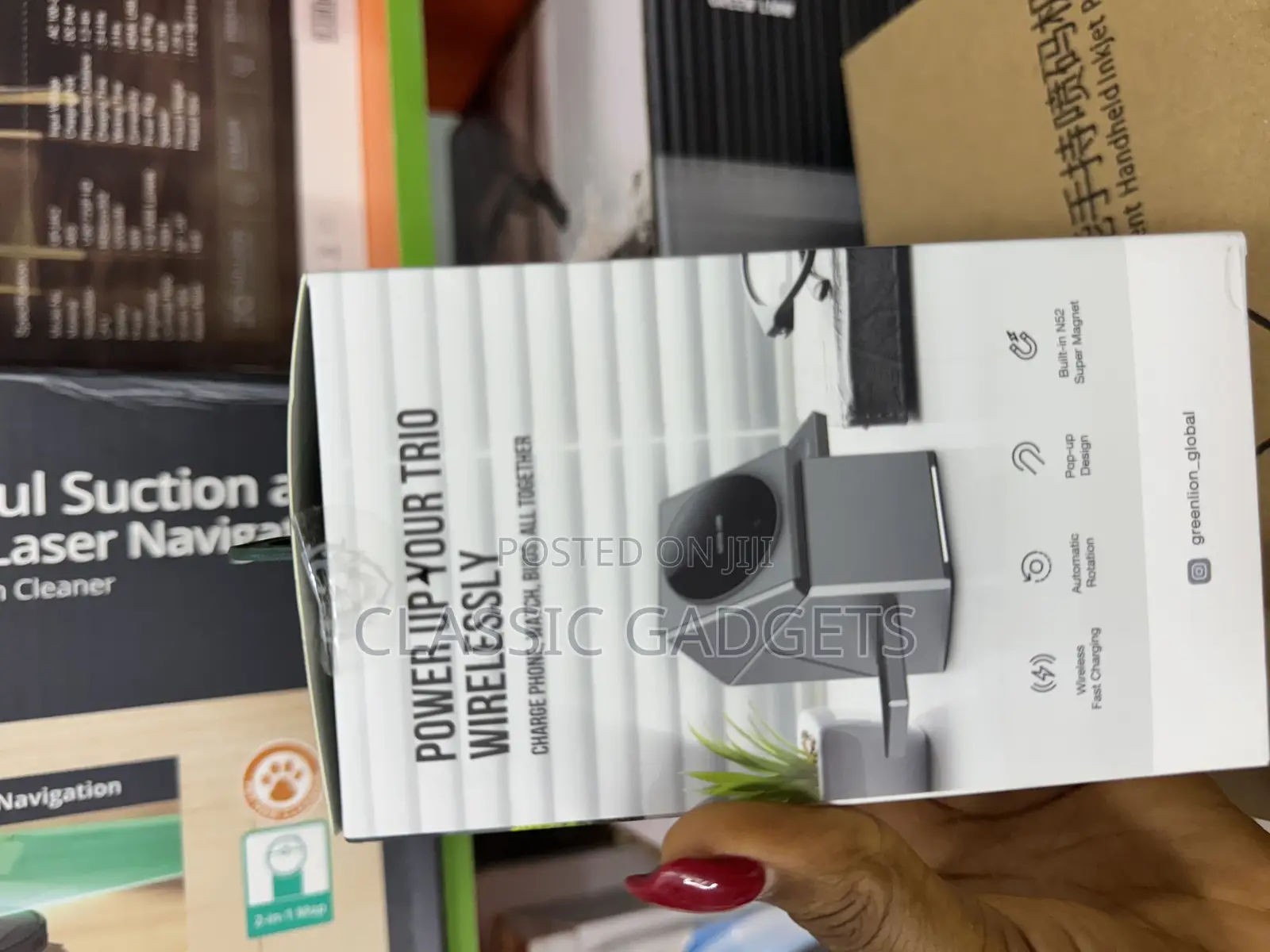 Green Lion 3 in 1 Magnetic Wireless Charger