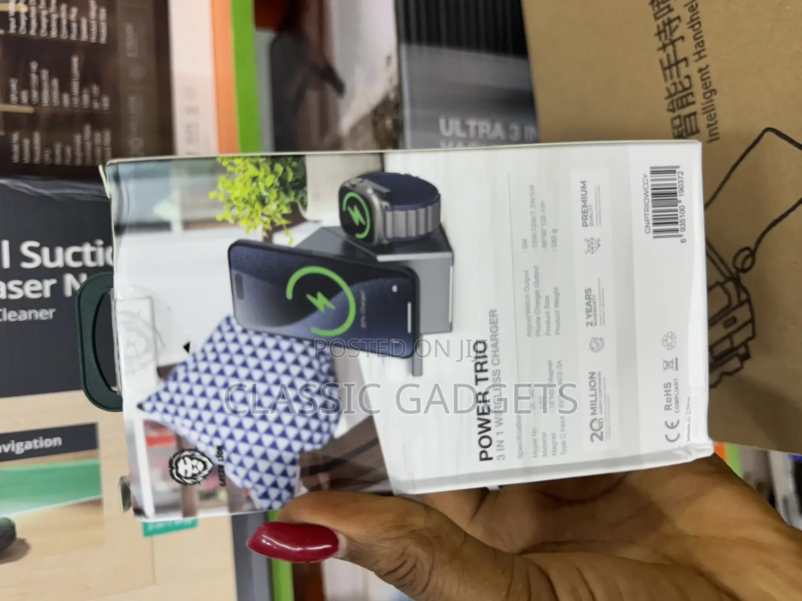 Green Lion 3 in 1 Magnetic Wireless Charger