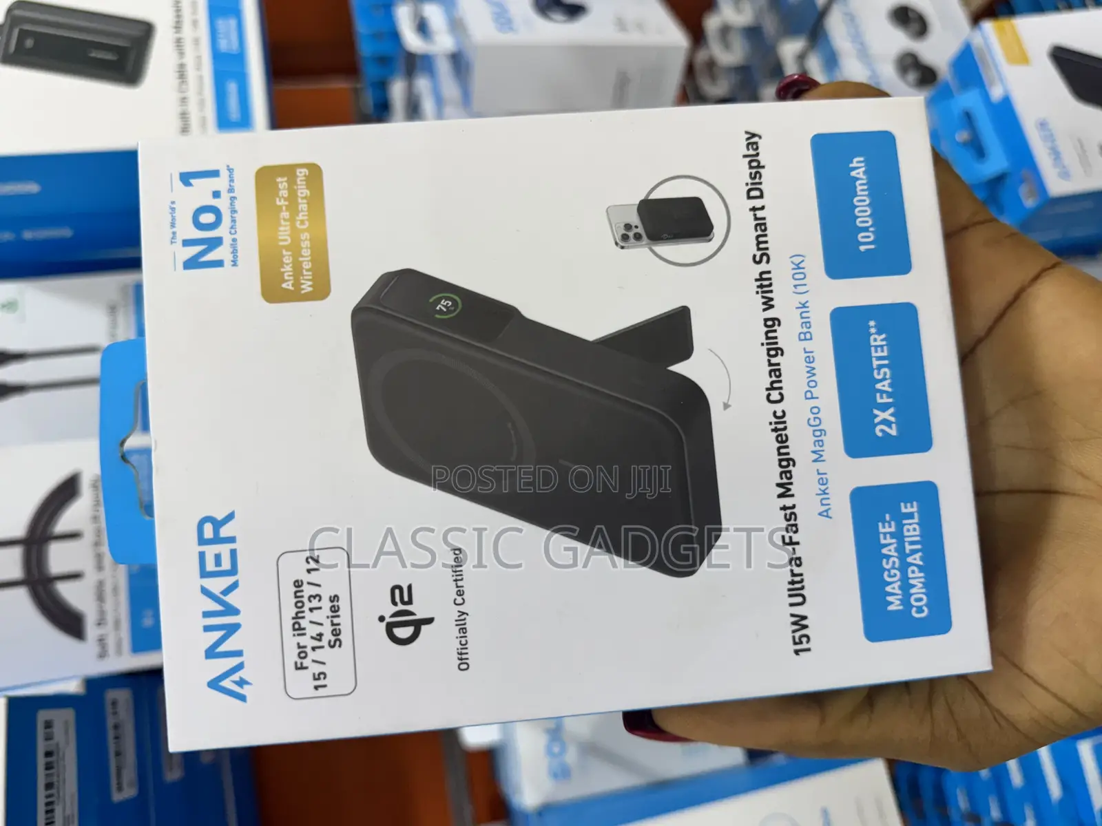 Anker 15w Ultra Maggo Magnetic Wireless Power Bank ()