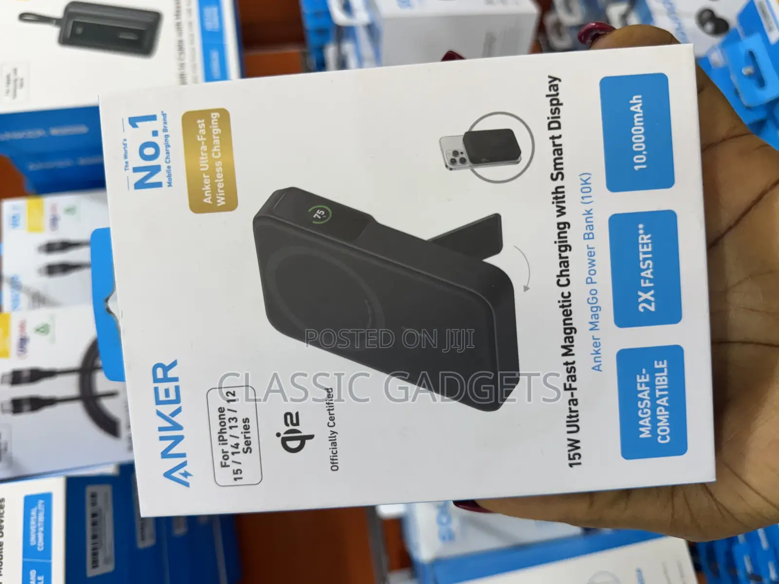 Anker 15w Ultra Maggo Magnetic Wireless Power Bank ()