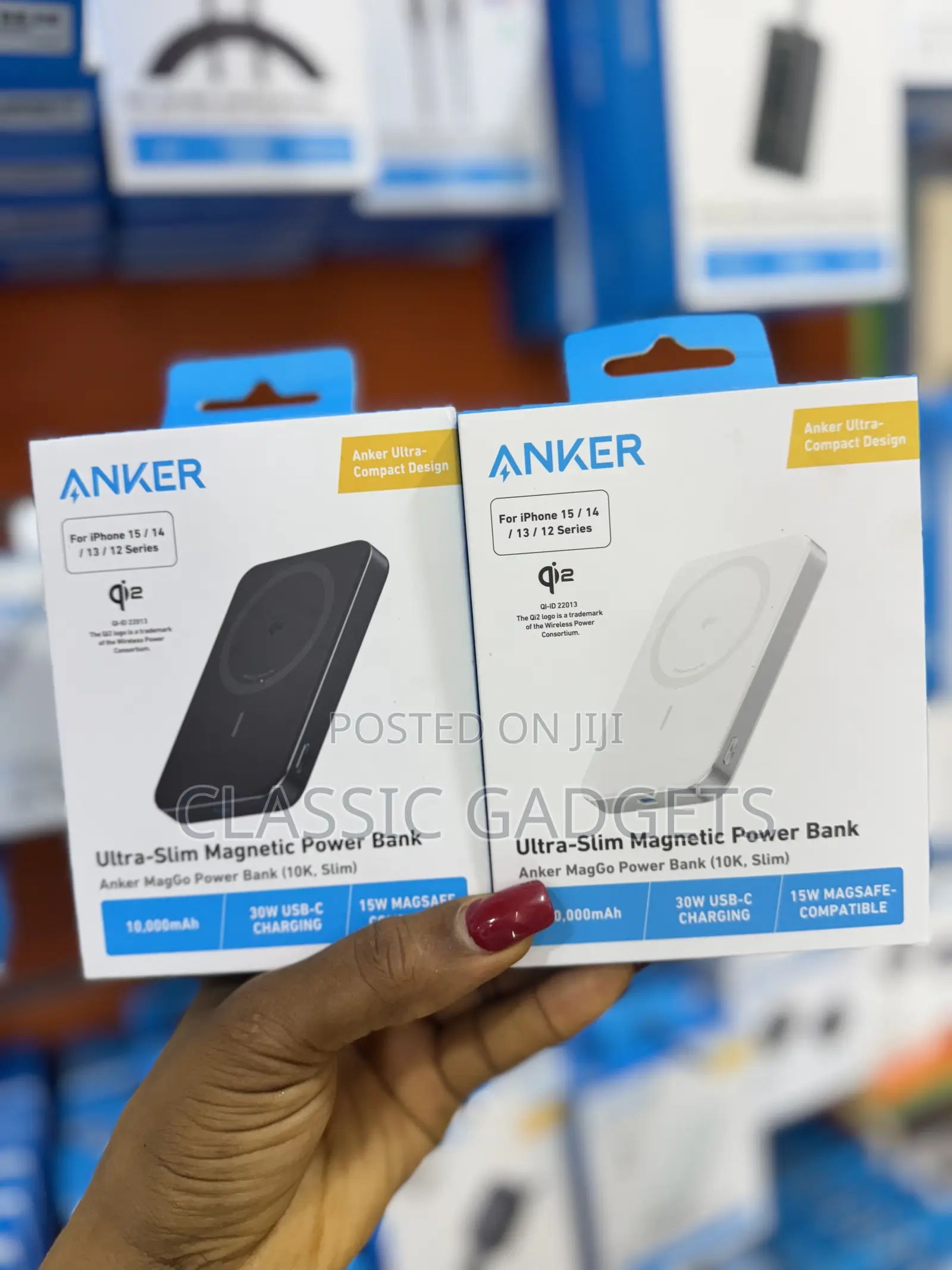 Anker Ultra Slim Maggo Magnetic Wireless Power Bank ( )