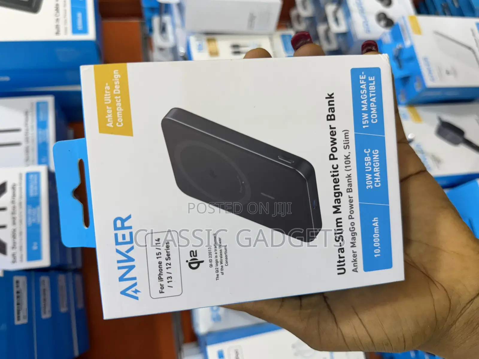 Anker Ultra Slim Maggo Magnetic Wireless Power Bank ( )