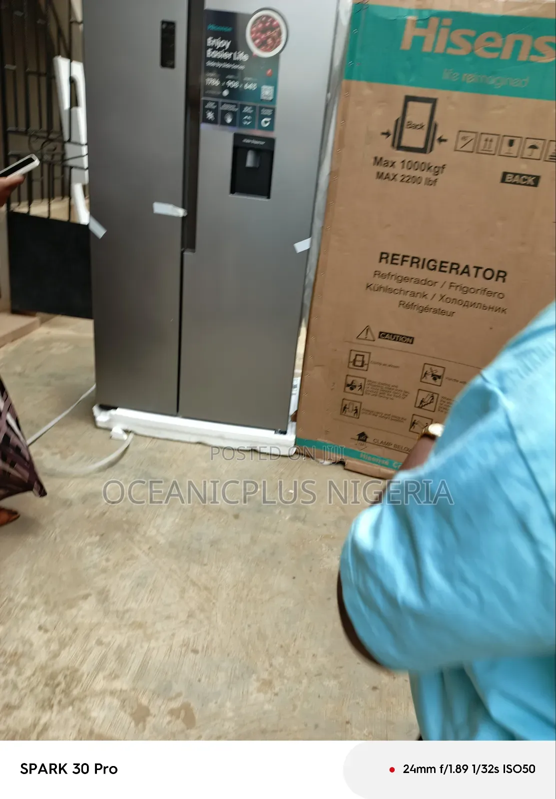 Hisense Side by Side 516l Current Best Refrigerator