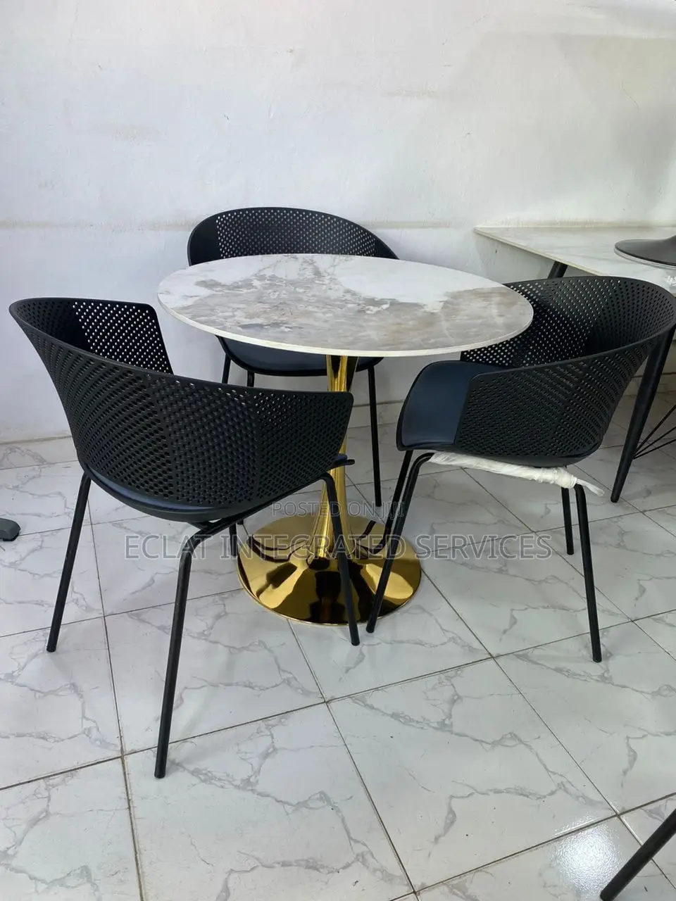 By Three Set of Chair With Table