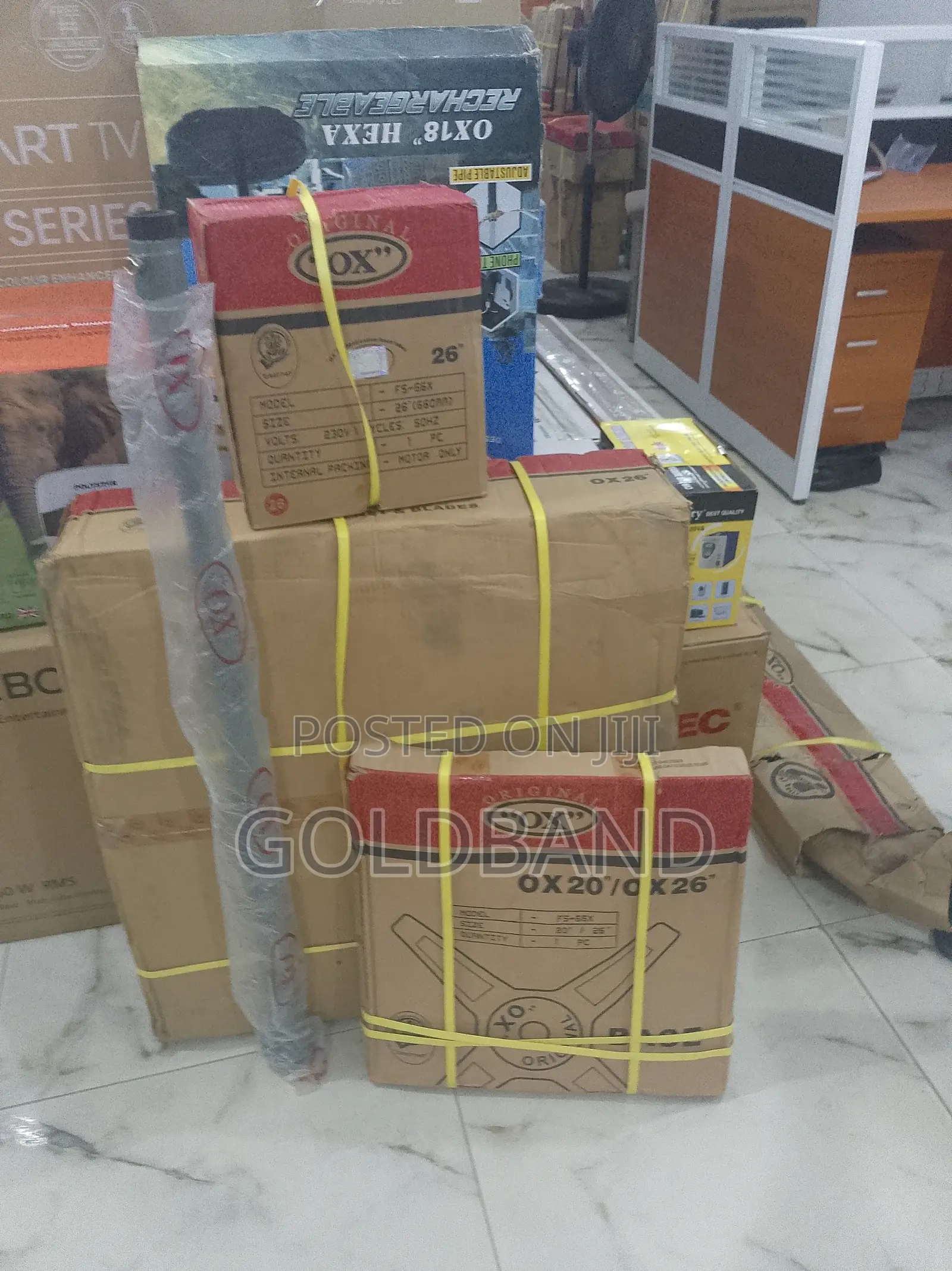 High-Speed 26" Ox Industrial Standing Fan