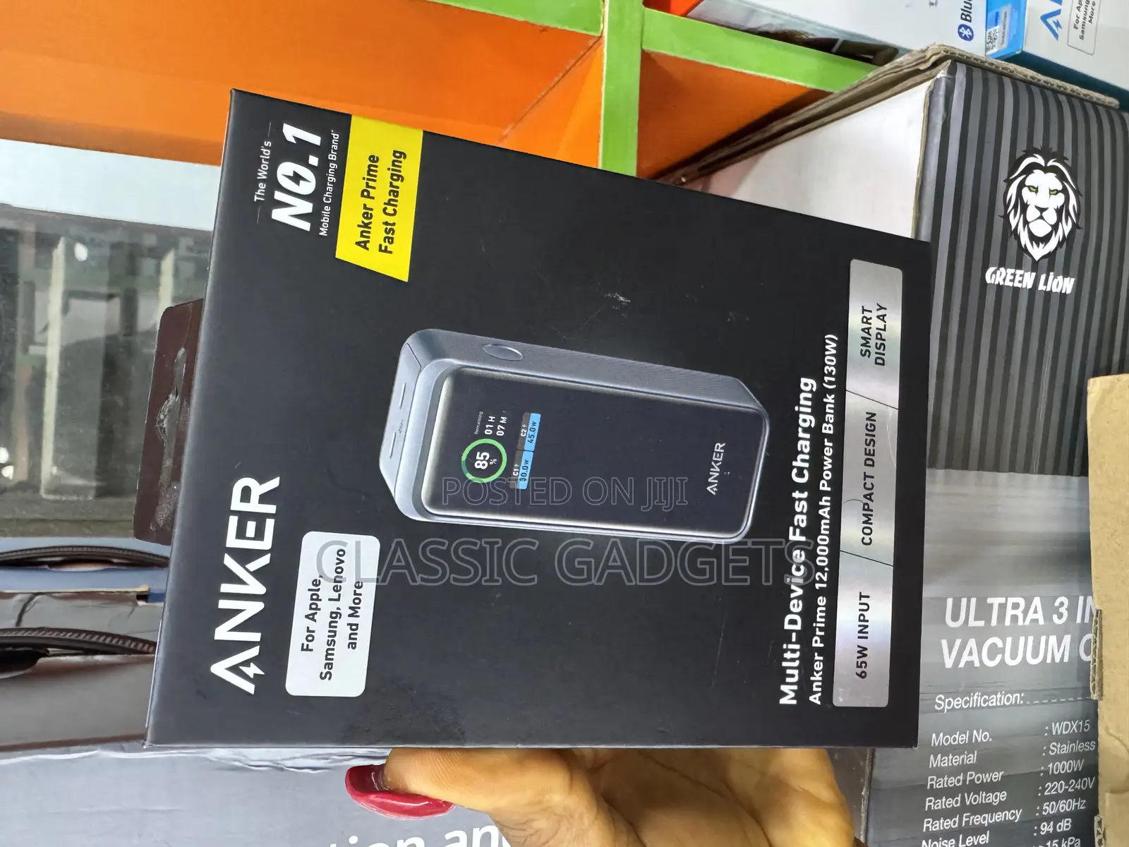 Anker Prime 12,000mah Power Bank (130w)