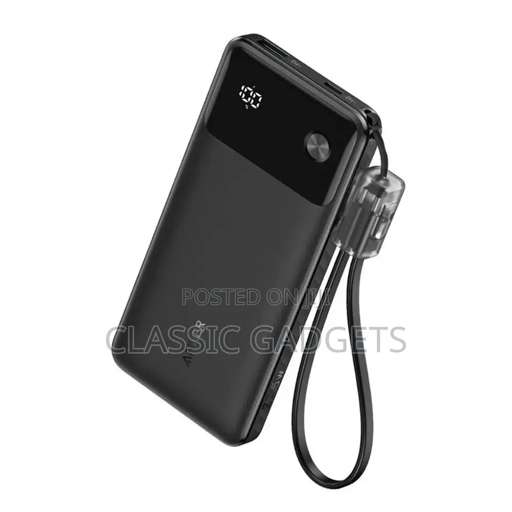 Anker Power Bank Powercore 10000mah 22.5w With Usb C Cable
