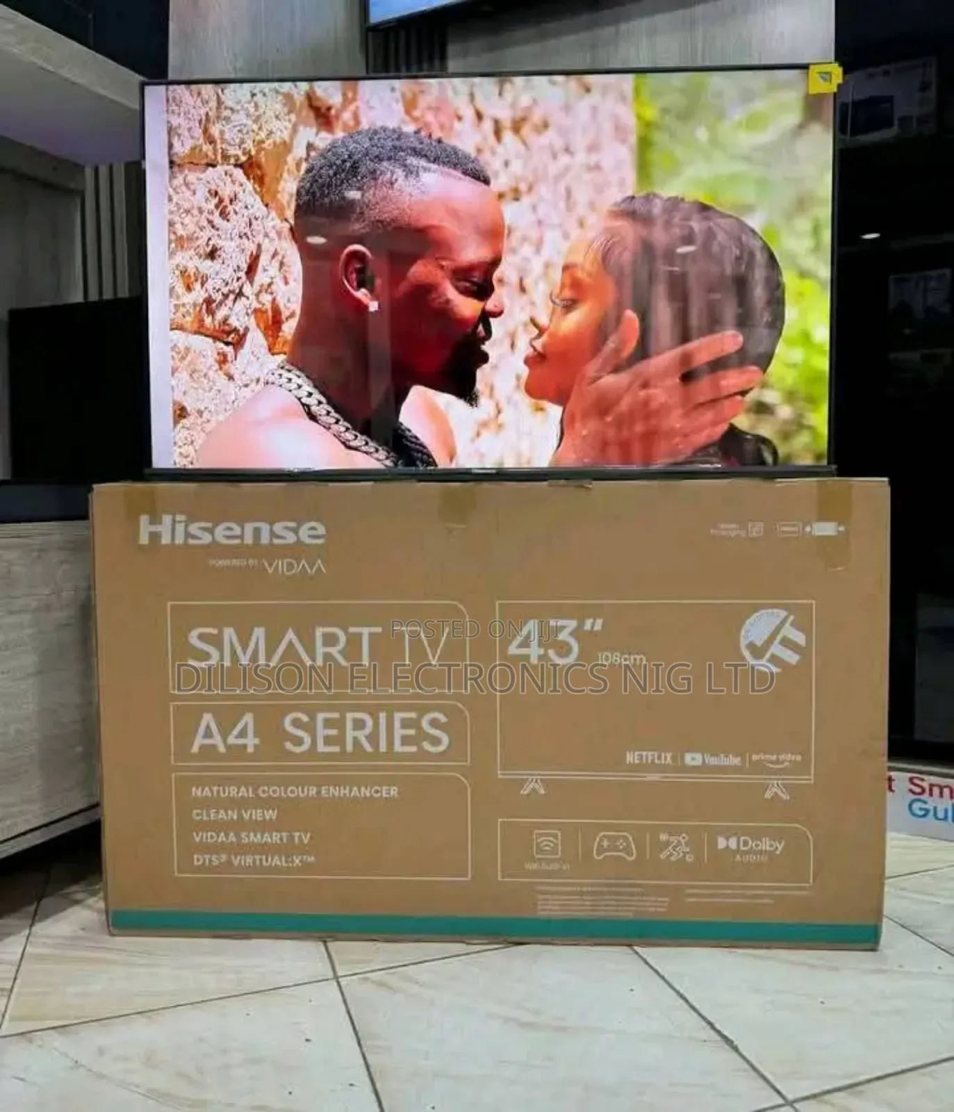 Brand New 43" Hisense Ultra Slim Smart Tv