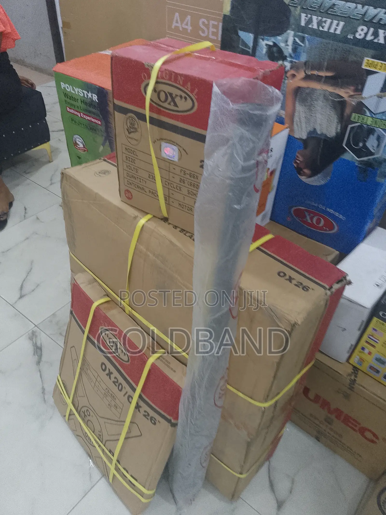 High Density Ox 26" Industrial Standing Fan
