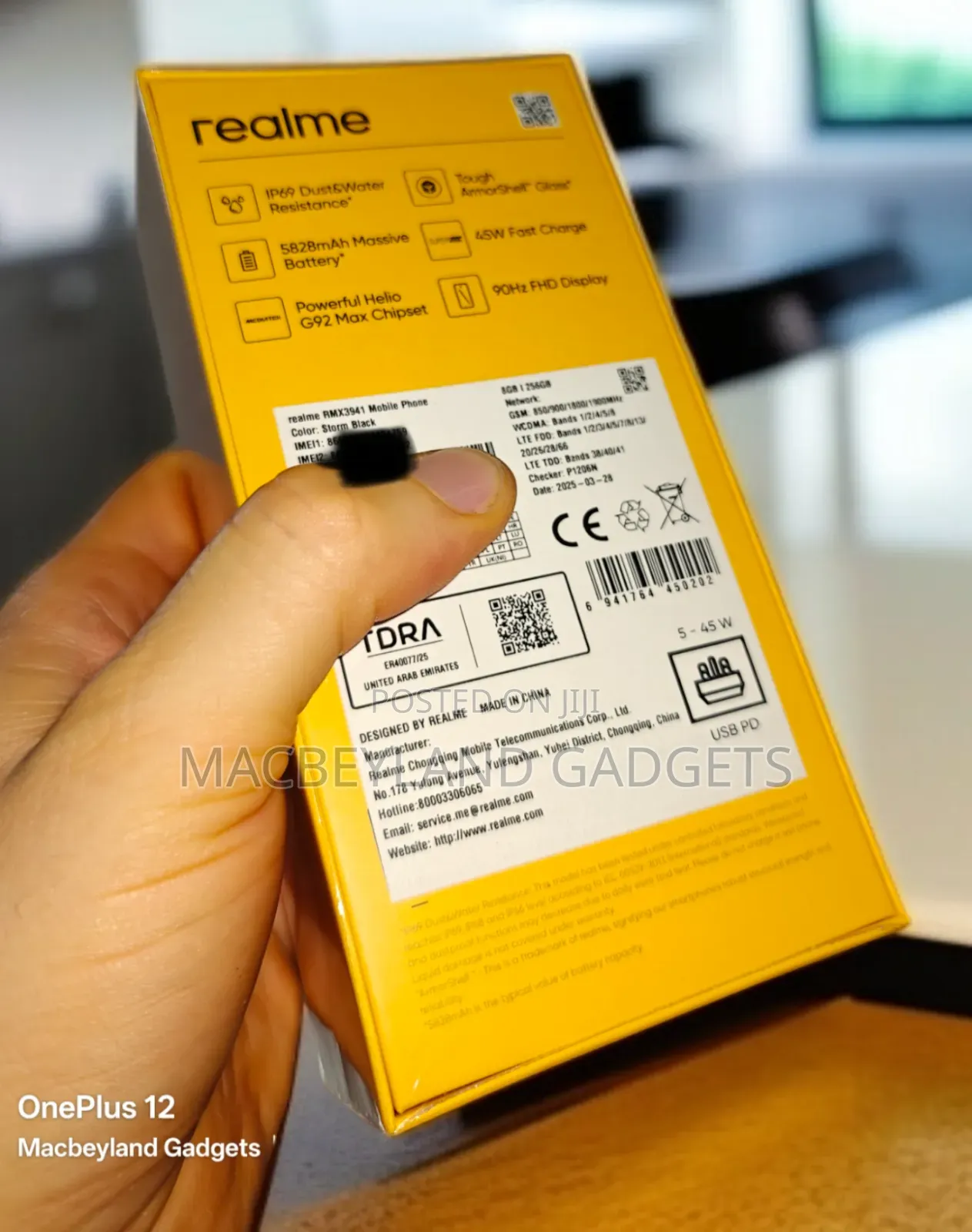 New Realme C75 256 GB Black
