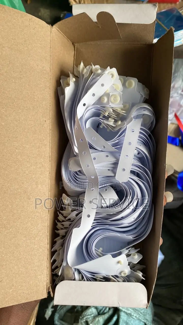 100 Pieces Elastic Wrists-Band Event Tags