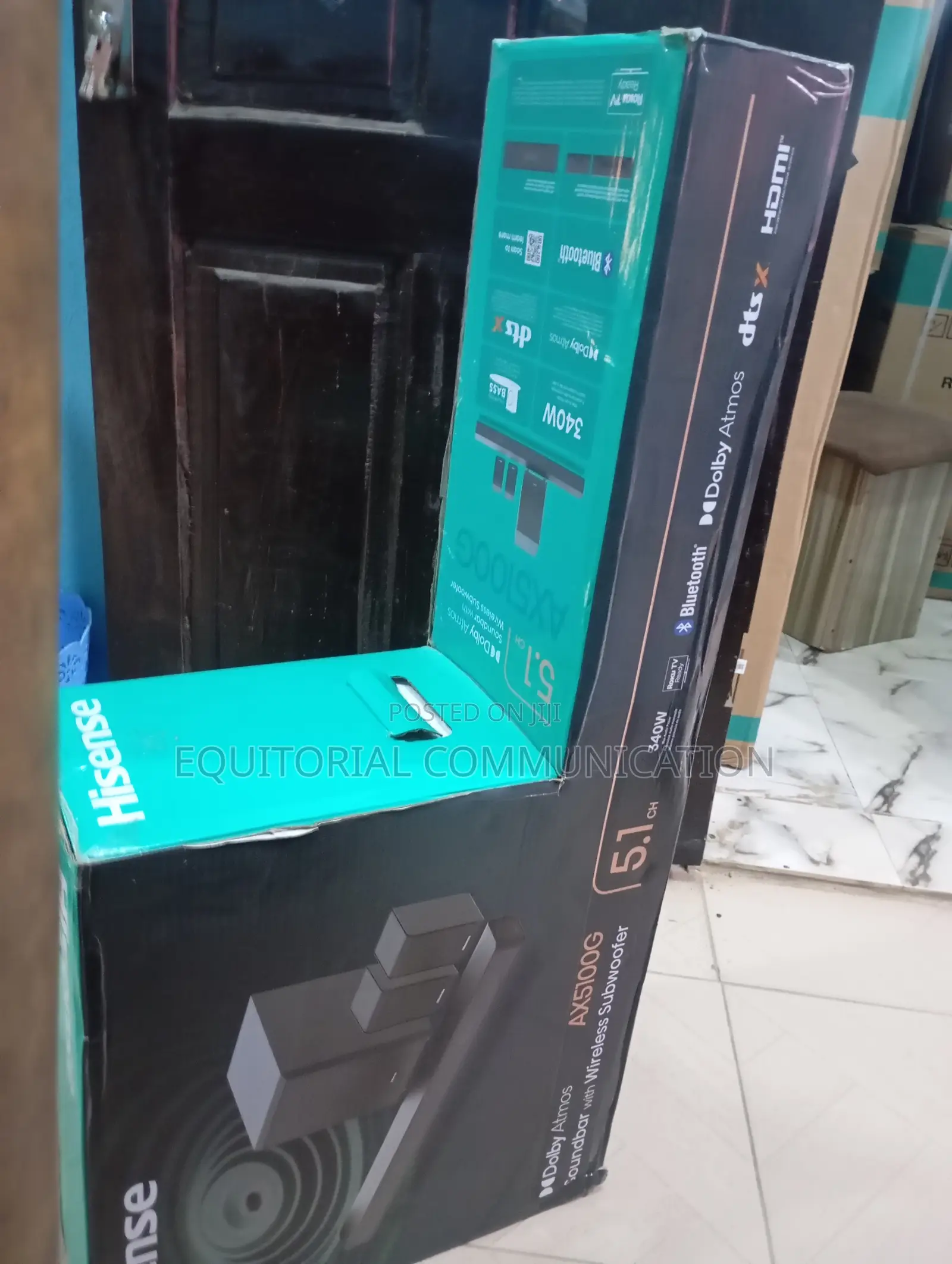 High-Quality Hisense 340w Soundbar With Wireless Subwoofer