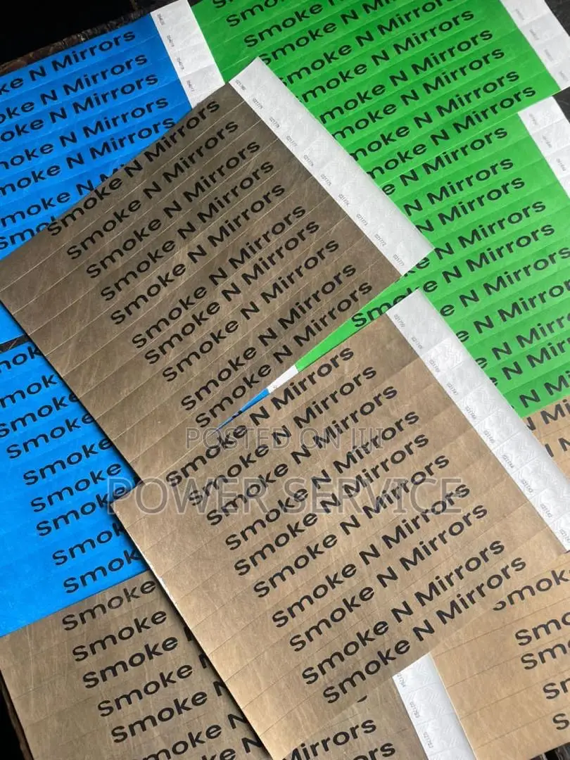 100 Pieces Paper Wristbands Events Tags