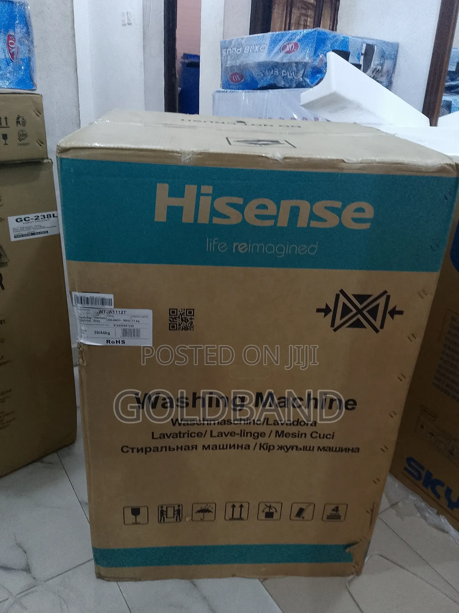 Hisense 11kg Top Load Automatic Washing Machine Wtja112t