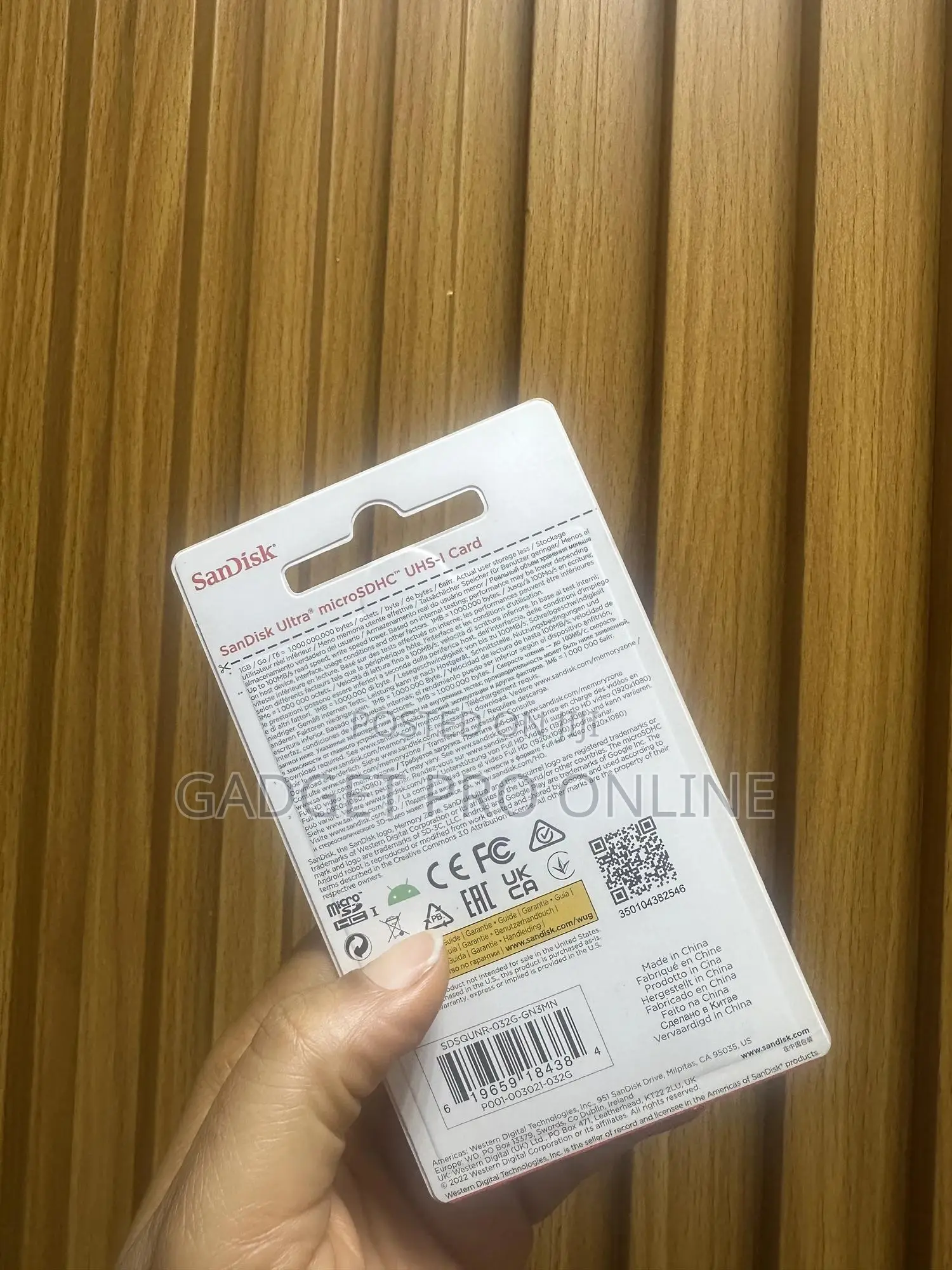 San Disk Ultra Memory Card