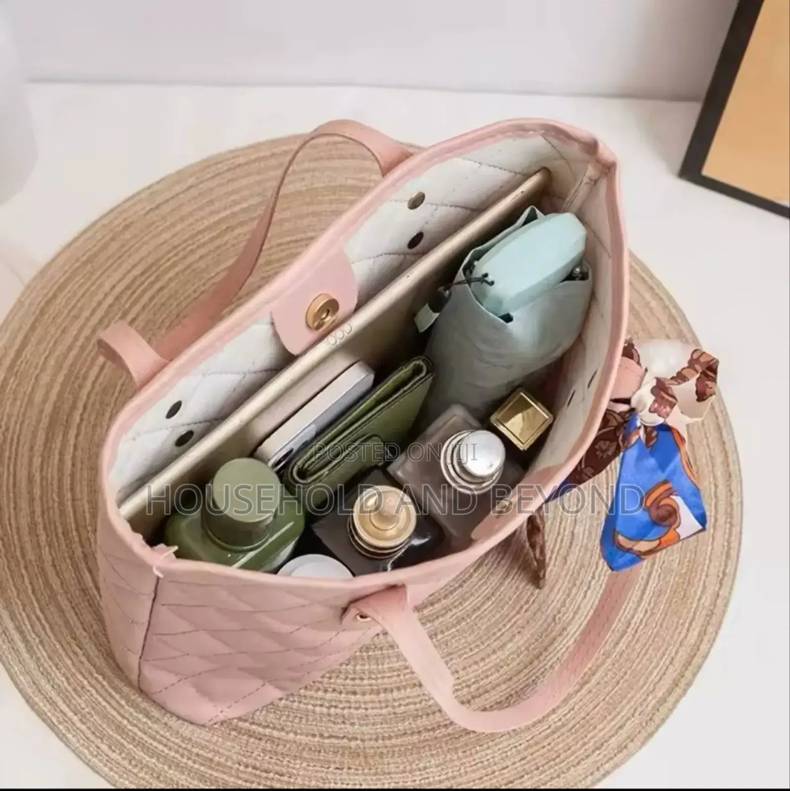 Fashion Women Shoulder Bag Rhombic Embroidery Handbag