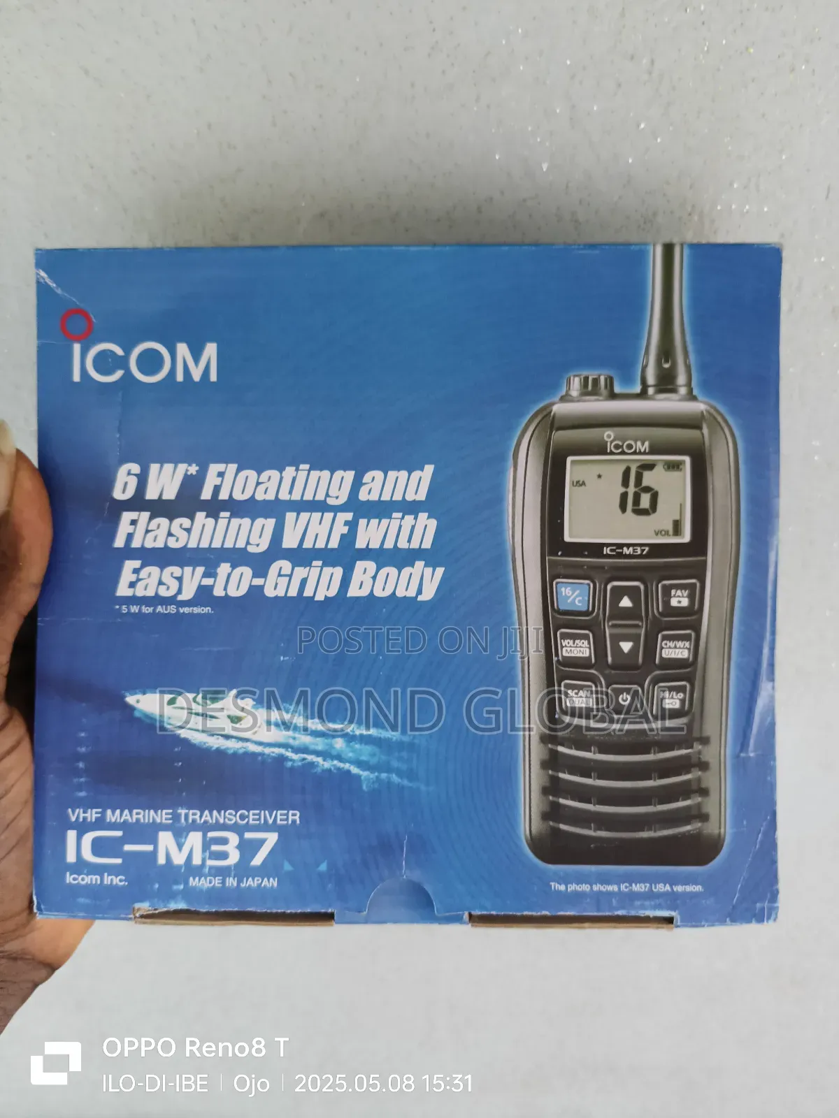 VHF Marine Transceiver , Ic -M37