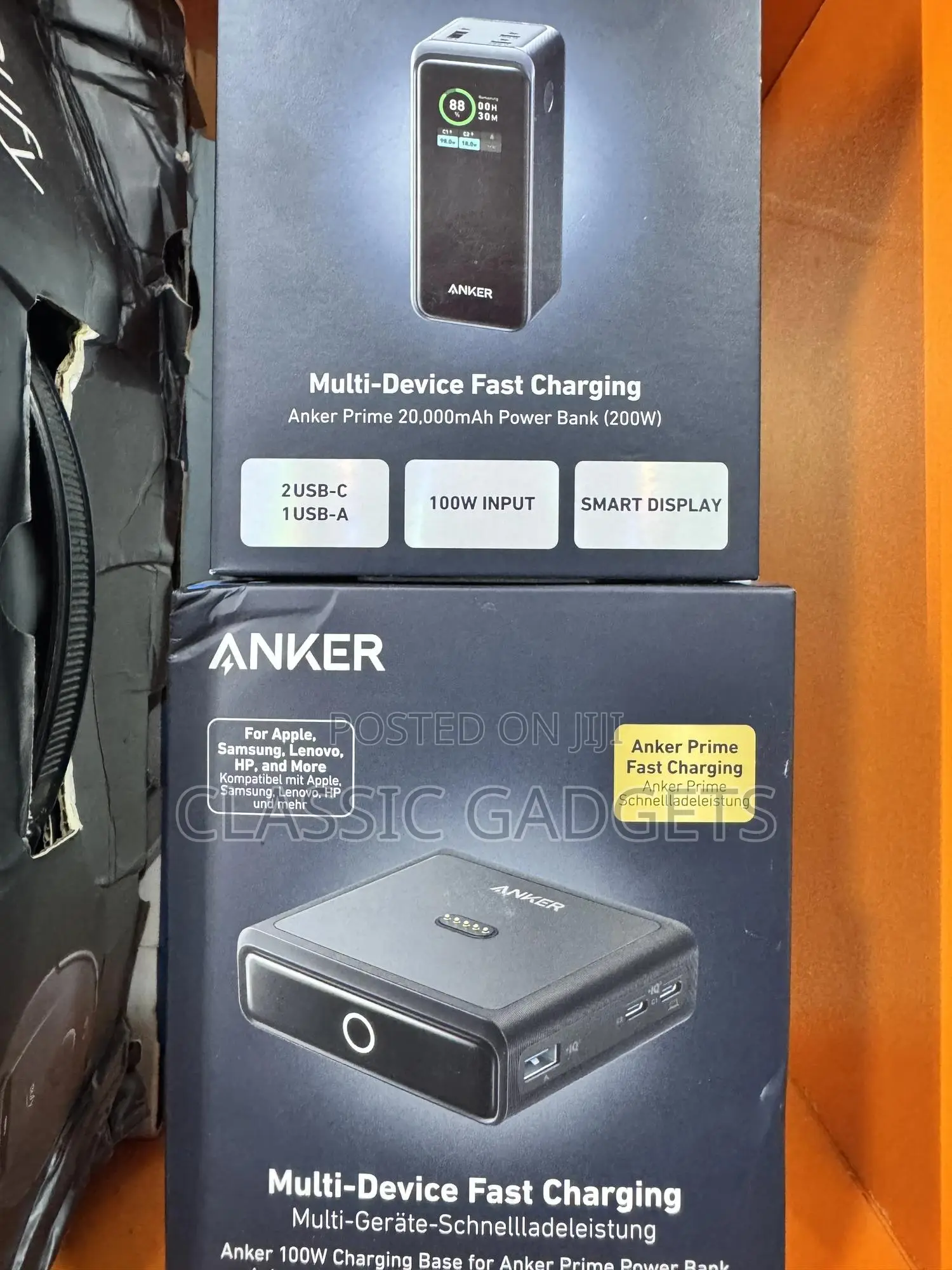 Anker Prime 20,000mah Powerbank 200w With 100w Charging Base