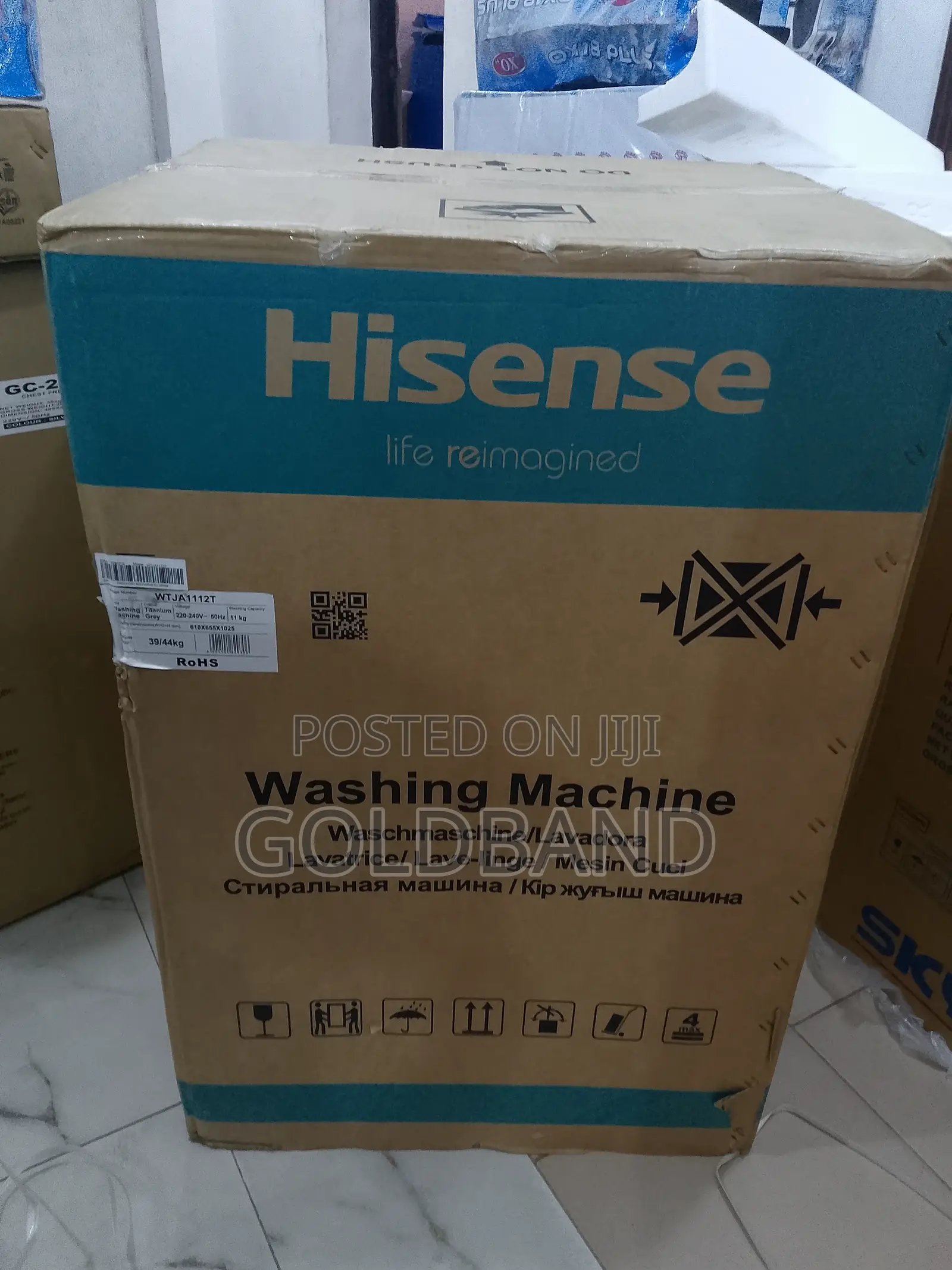 Water Proof Hisense 11kg Top Load Automatic Washing Machine