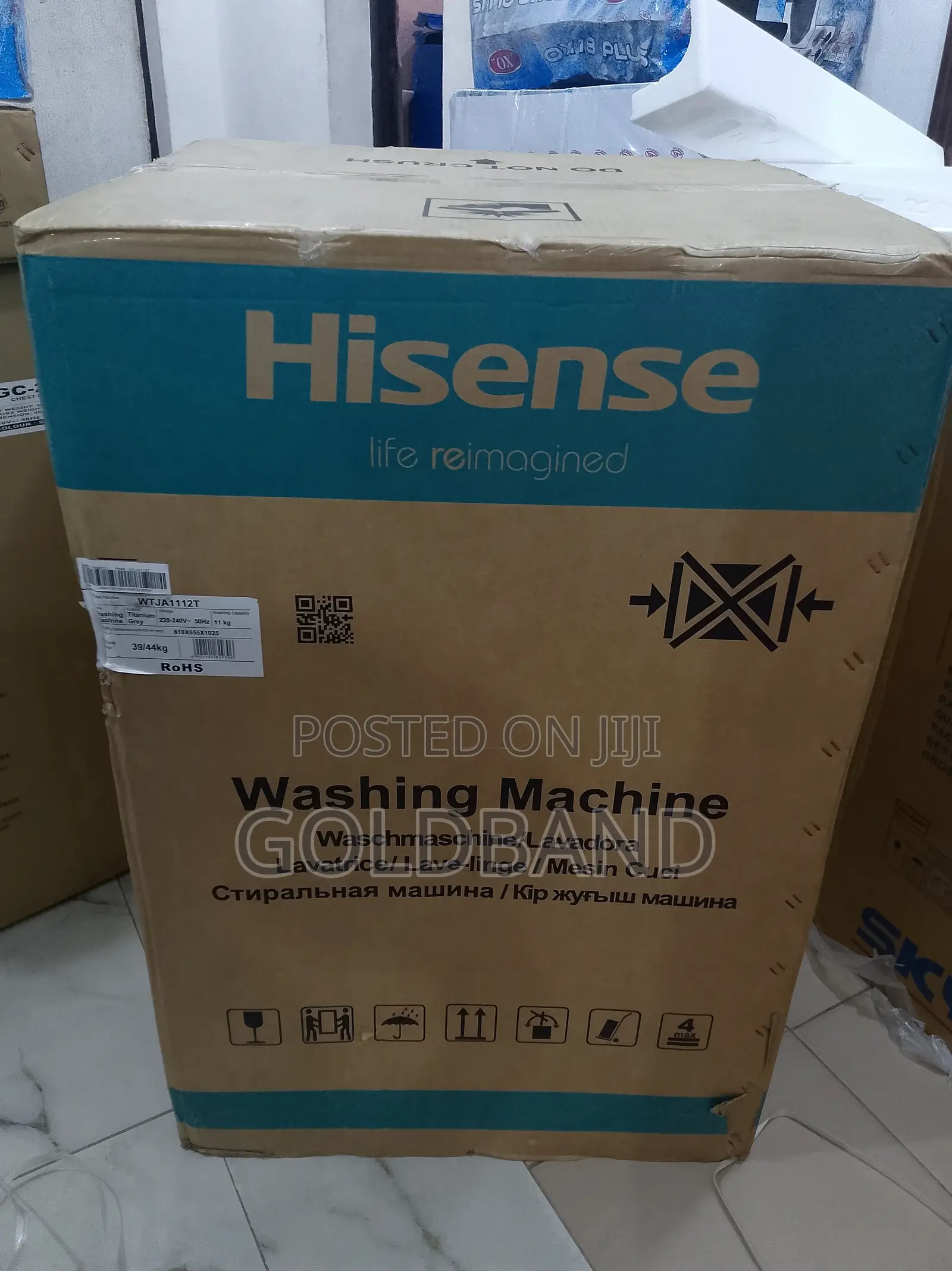 Hisense 11kg Top Load Automatic Bubble Clean Washing Machine