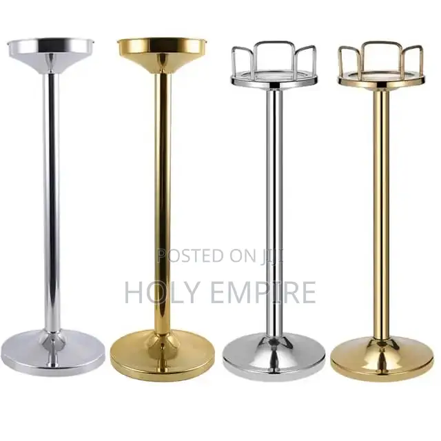 Stainless Steel Luxury Ice Bucket With Rack Wine Chille