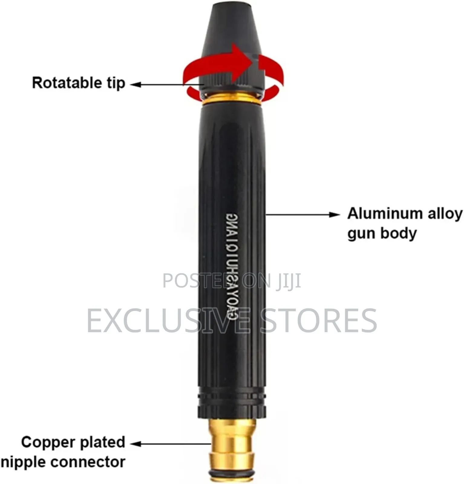 Car Washing High Pressure Water Gun Nozzle,