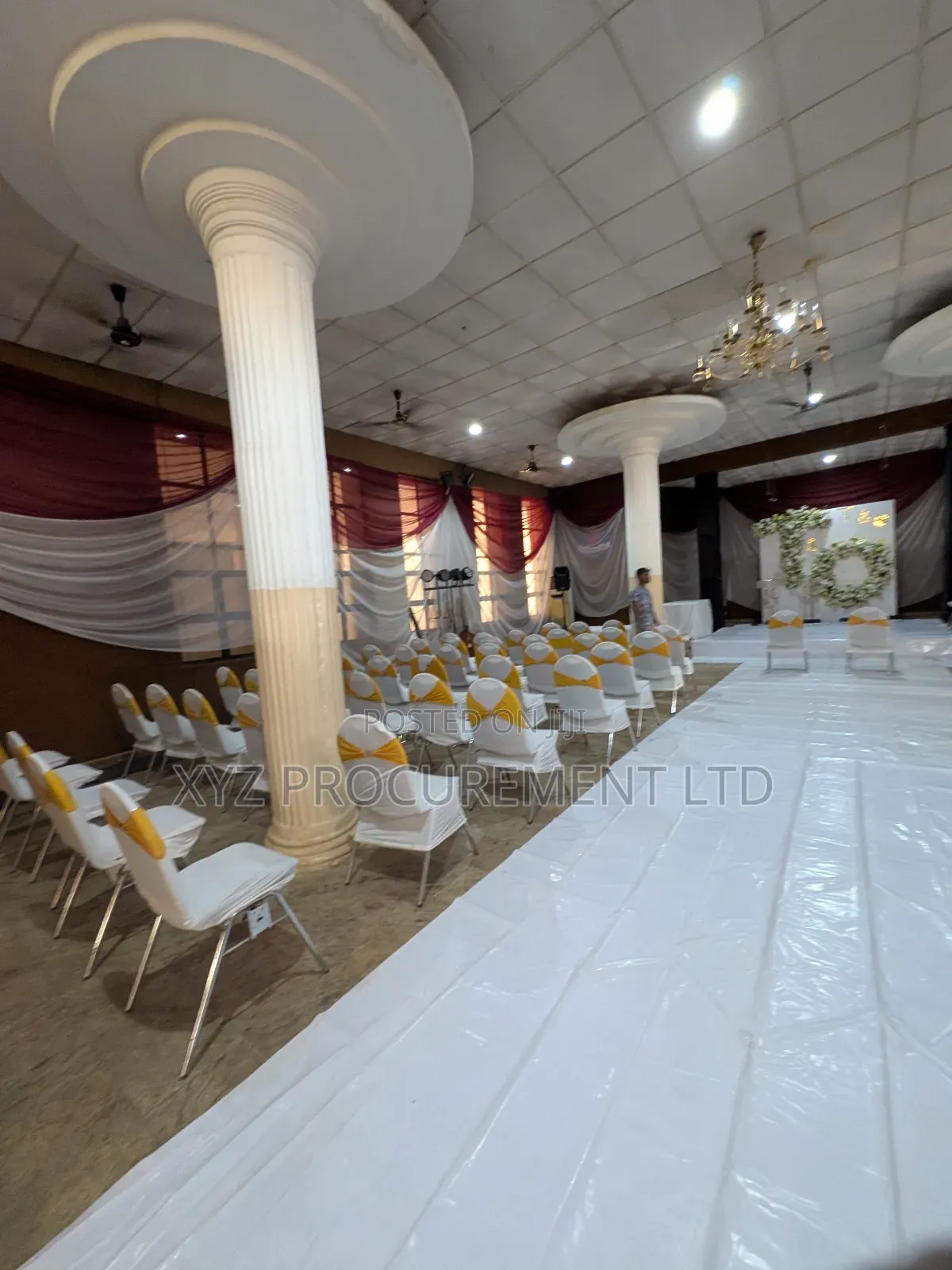 500 Capacity Per Use Hall Space