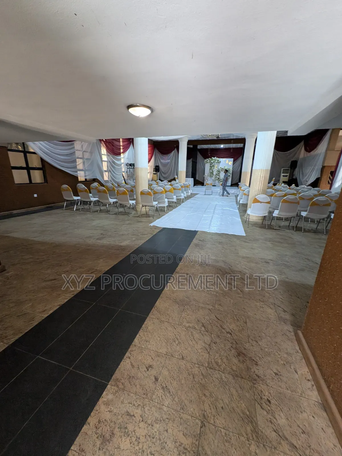 500 Capacity Per Use Hall Space